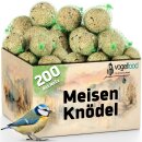 Vogelfood 200 x 90 g Meisenknödel mit Netz...