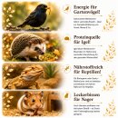 5 kg Mehlwürmer getrocknet | Proteinreich & Natürlich | Ideal für alle Vogelarten | Wildvogelfutter Ganzjahresfutter