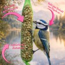 80 Stck Erdnuss-Stangen für Wildvögel a 90g...