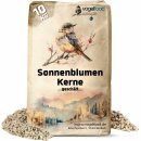 Vogelfood 10 kg geschälte Sonnenblumenkerne Ernte 2024 Vogelfutter Streufutter Fettfutter